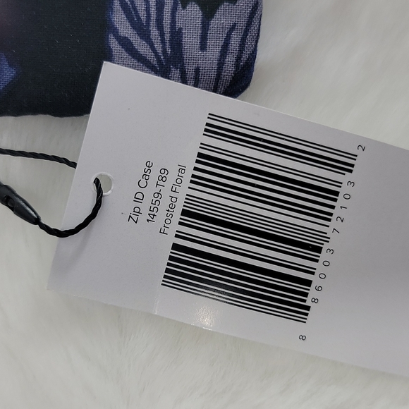 Vera Bradley Zip ID Case (Frosted Floral) - Picture 4 of 6